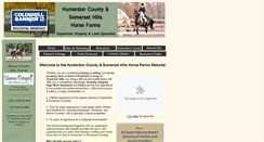 Desktop Screenshot of hunterdonhorsefarms.com